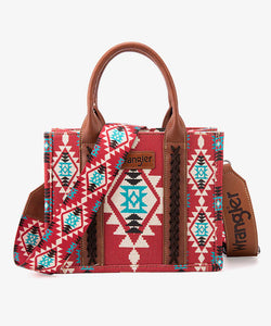 WRANGLER SOUTHWESTERN CROSSBODY TOTE BAG