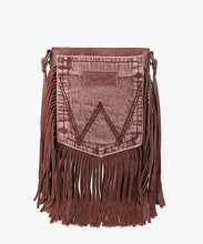 Load image into Gallery viewer, WRANGLER FRINGE JEAN DENIM POCKET CROSSBODY BAG