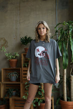 Load image into Gallery viewer, Beach Boys Huskers True to School Charcoal Thrifted Tee