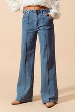 Load image into Gallery viewer, Mid Rise Straight Leg Jeans