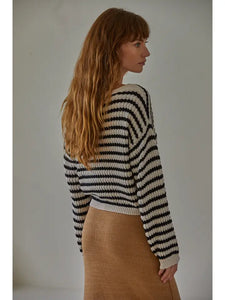 Sia Striped Pullover