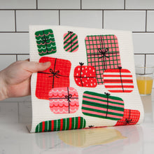 Load image into Gallery viewer, Winter Wheels Large Swedish Dishcloth