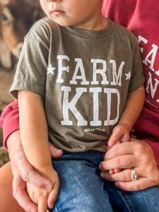 Western 'Farm Kid' Toddler/Youth Graphic Tees