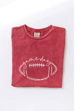 Load image into Gallery viewer, GAME DAY Mineral Washed Graphic Top