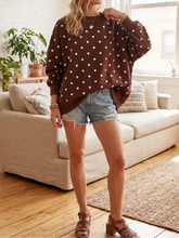 Load image into Gallery viewer, Kenna Polkadot Sweatshirt
