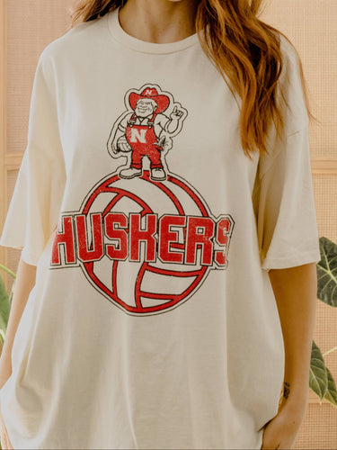 NE Husker Volleyball Tee