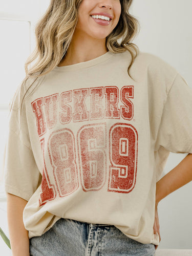 Huskers 1869 Thrifted Tee