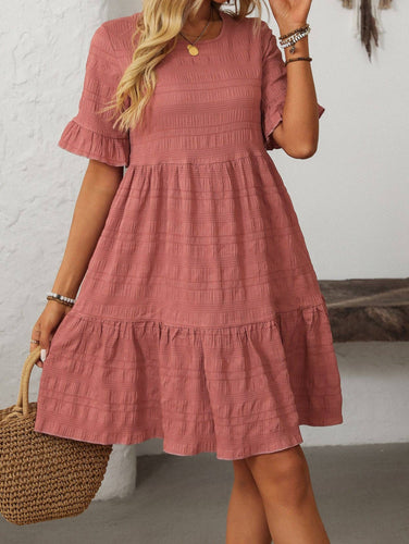 Women Ruffle Tiered  Dress