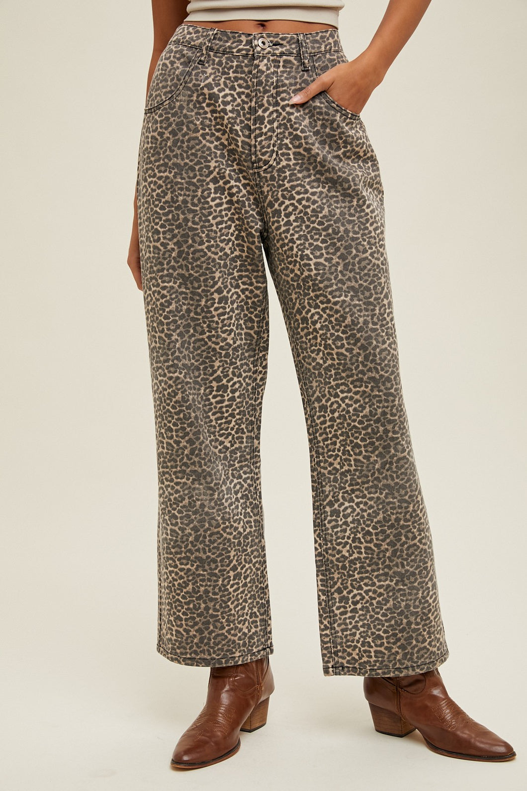 Light Leopard Jeans