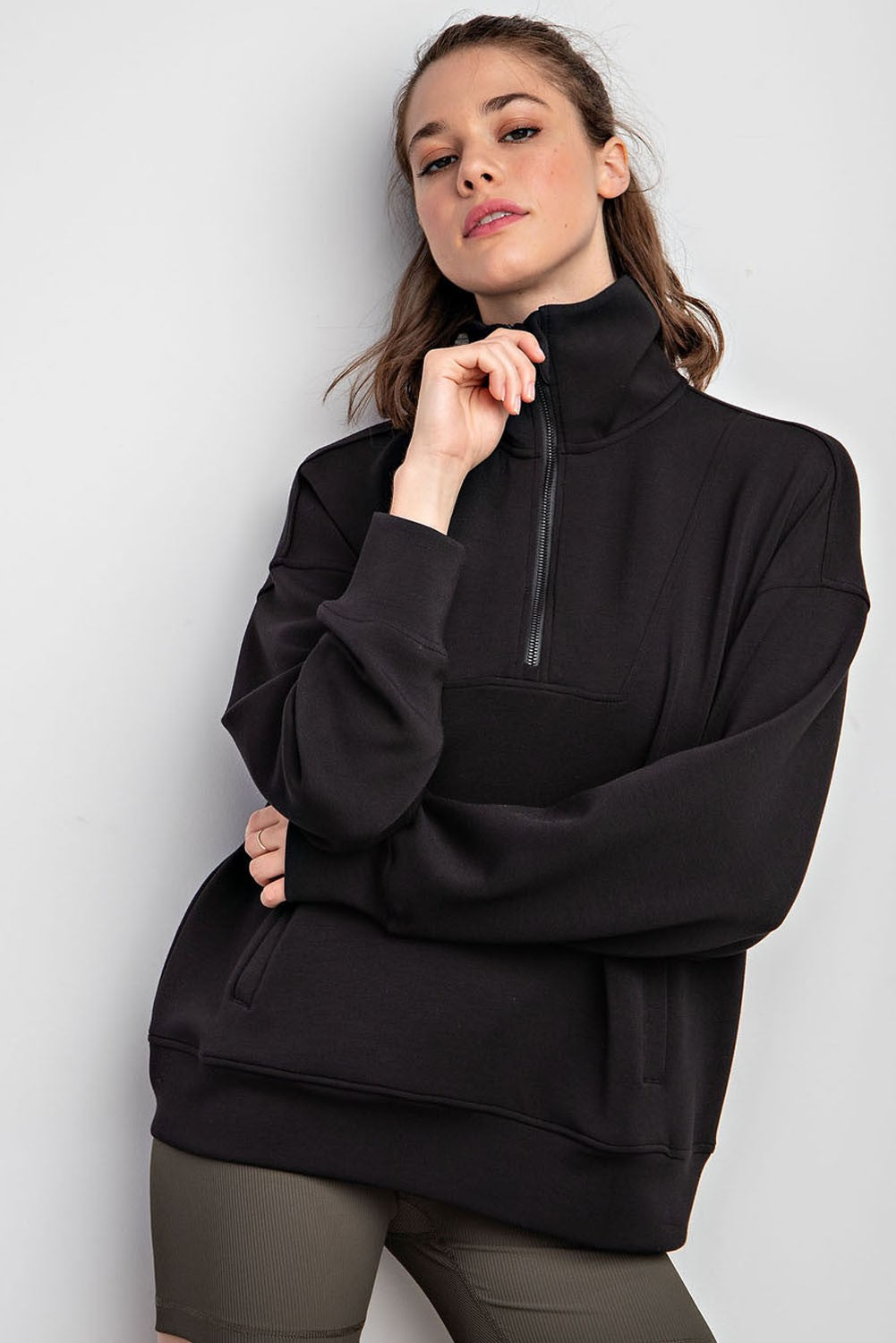 MODAL QUARTER ZIP