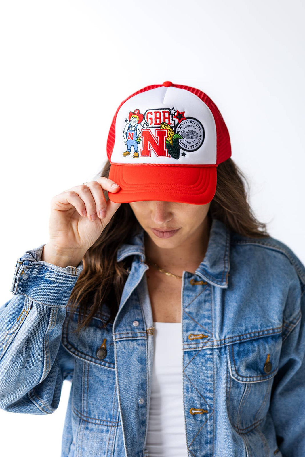 Nebraska  Patch Foam Trucker Hat
