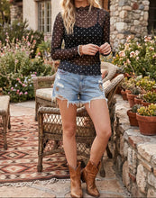 Load image into Gallery viewer, Polka Dot Long Sleeve Top