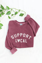 Load image into Gallery viewer, SUPPORT LOCAL Mineral Graphic Sweatshirt