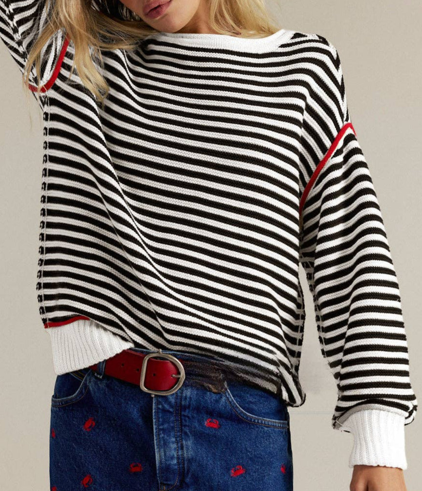 Striped Crewneck Sweater
