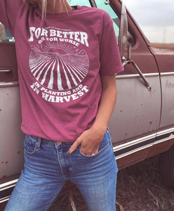 AFC 'For Better or For Worse, in Planting & Harvest' Tee