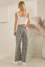 Load image into Gallery viewer, Floral Denim Barrel Pants