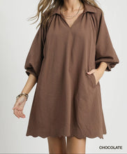 Load image into Gallery viewer, Split V-neck Dress