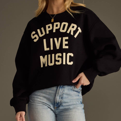 Support Live Music Sweatshirt
