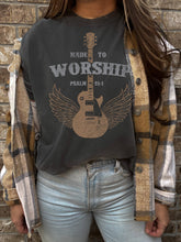 Load image into Gallery viewer, Made To Worship Christian Graphic Tee