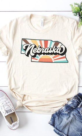 NE Retro State Tee