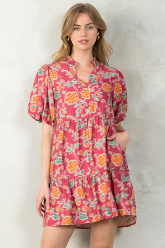 Flower Print Dress