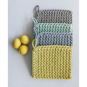 8" Square Cotton Crochet Potholder